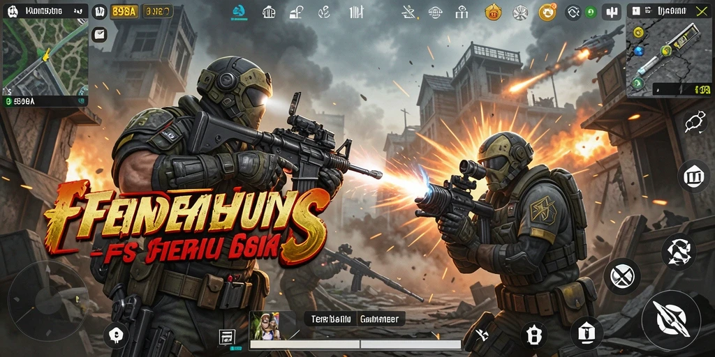 Screenshot gameplay 898A menampilkan aksi menegangkan dan strategi tim yang mendebarkan.
