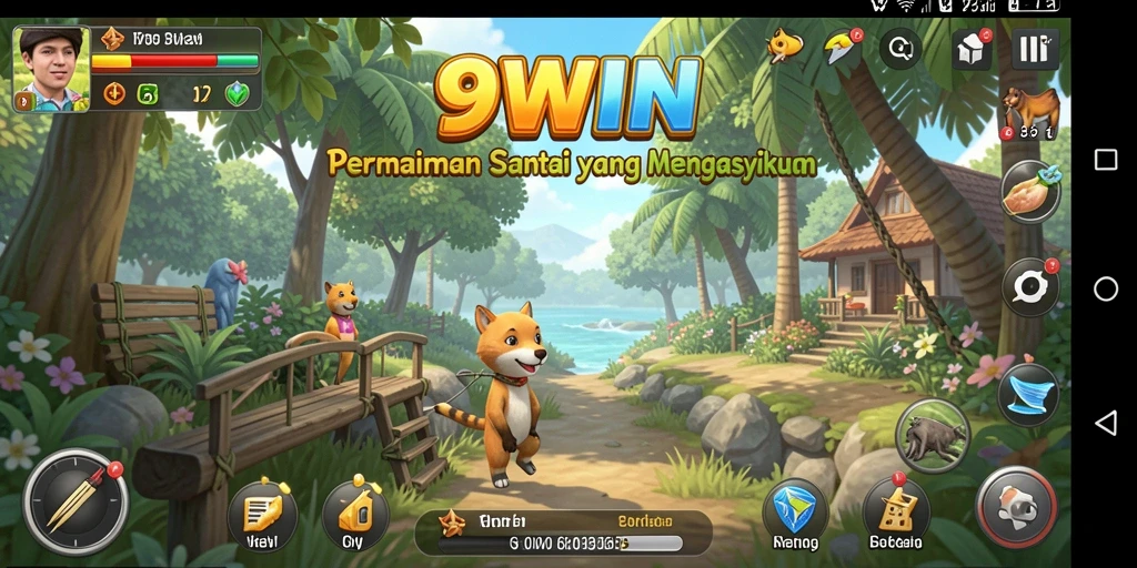 Tampilan gameplay yang seru dan penuh warna pada 9WIN.