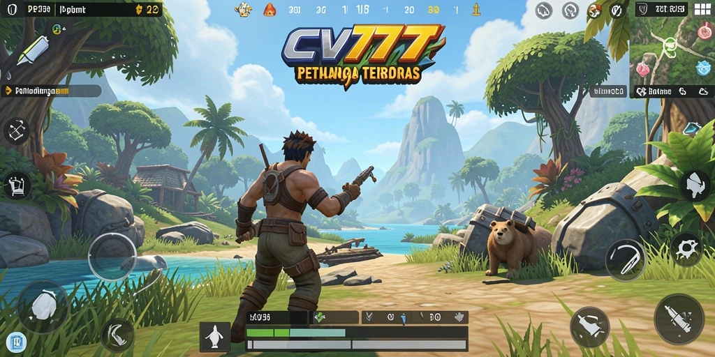 Gameplay CV777 menunjukkan kebebasan eksplorasi di dunia terbuka.