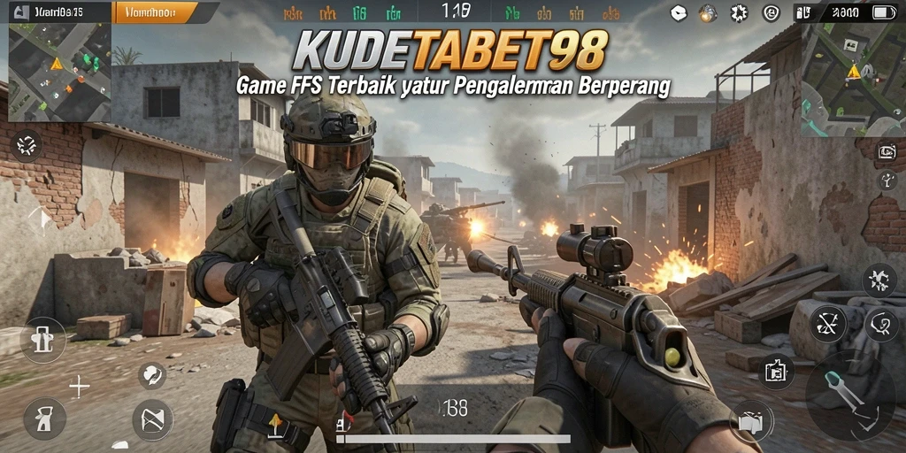 Screenshot utama KUDETABET98 menampilkan aksi tembak-menembak yang mendebarkan.